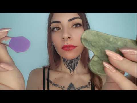 ASMR ROLEPLAY | SPA | SOIN COMPLET DU VISAGE  + MASSAGE DU VISAGE