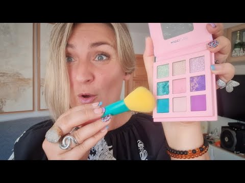 ASMR FAST AGGRESSIVE MAKE UP #asmr