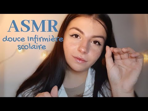 ASMR FRANÇAIS ♡ RP INFIRMIÈRE SCOLAIRE - Je soigne ton petit bobo ! ♡