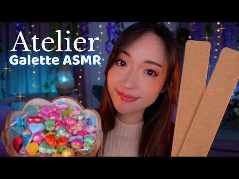 ASMR 🎀 On fabrique 1 nouvelle GALETTE 😍 (trigger board)