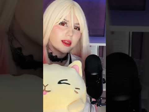 🌙 ASMR anime cosplay Marin Kitagawa 💗 relaxing video (full on my channel)