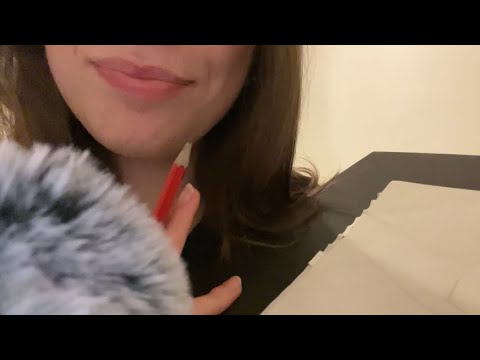 lofi asmr | drawing, writing and whispering 