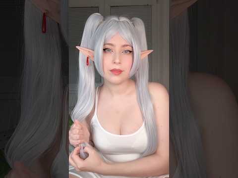 Will you brush my hair for me? 🤍 #asmr #mouthwhisper #asmrvideo #relax #asmrgirl #frieren #cosplay