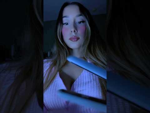 ASMR Hair Straightening Role play #asmr #asmrhairplay #hairstraightening #asmrroleplay