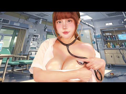 ASMR Hot Flirty Doctor Taking Care of You | Ear Cleaning, Ear Massage and Hearing Test