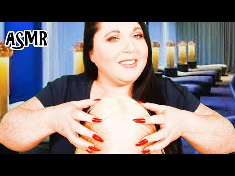 ASMR Spa Scalp Massage and Scalp Scratching RP | Real Hair, Hair Brushing, Hair Play, Long Nails