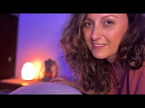 Il TUO MASSAGGIO viso e spalle rilassante per dormire ✨ASMR massage • oils sounds 😴