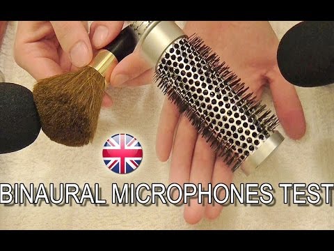 ASMR - binaural 3D microphones test. + Whispers EN.