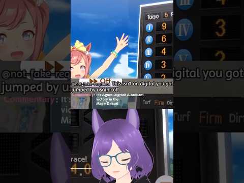 I'm the only one taking this seriously #vtuber #umamusume