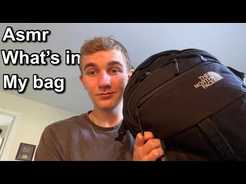 ASMR what’s in my backpack ? Lofi asmr