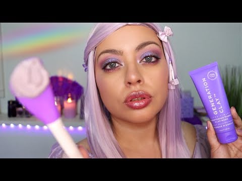 ASMR| 🌈The ROYGBIV Spa - VIOLET EDITION 💜 Facial Treatment (Personal Attention, Layered Sounds) RP
