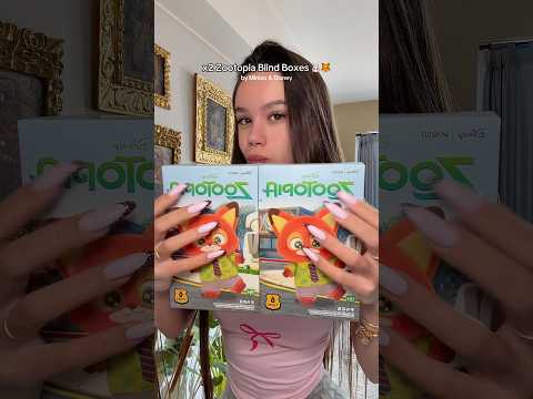 I GOT RARE!! #Unboxing x2 Zootopia Blind Boxes 🐰🦊 by @m@minisoperund @Dis@Disney #blindbox
