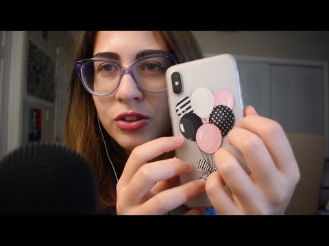 АСМР | Что в Моём Телефоне? | IPhone X | Близкий, Липкий Шепот