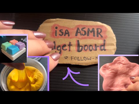 ASMR mostrando meu Fidget Board ✨