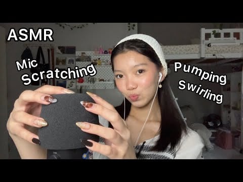 ASMR| Mic Scratching/Pumping/Swirling￼￼ (Fast&Aggressive) 