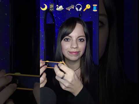 Asmr emoji challenge 🌙📱🦢🛹🎧🧵