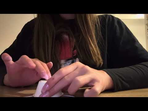 Trying ASMR with a condiment cup! (p2) 
