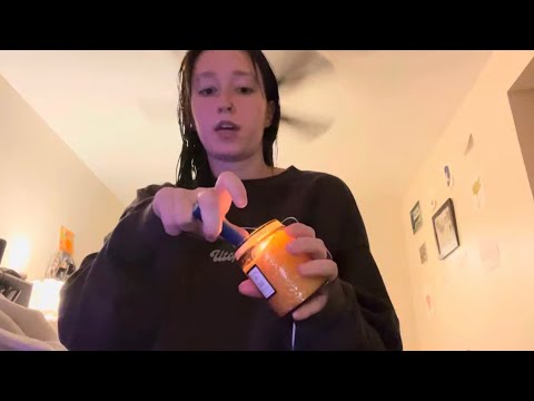 ASMR- friend helps you with your skincare routine