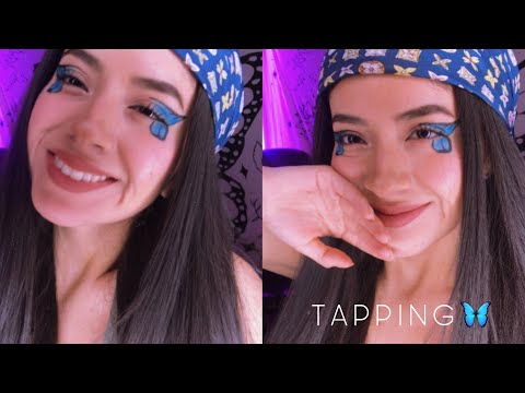 Golpecitos relajantes | tapping para ayudarte a dormir | Andrea ASMR 🦋