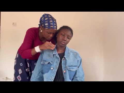 ASMR RELAXING JEAN JACKET SCRATCHING 