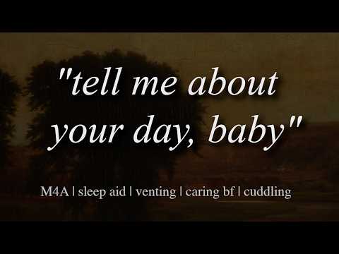 cuddling with your boyfriend after a long day [roleplay asmr] [sleep aid] [venting] [cuddling]