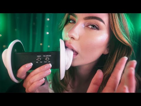 ASMR Hypnotic Ear Licking, Nibbling & Lipping for Deep Sleep w/ Delay (4K)