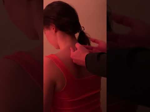 ASMR Back Scratch Relaxation Massage #asmrmassage #tingles #backscratching #asmrforsleep