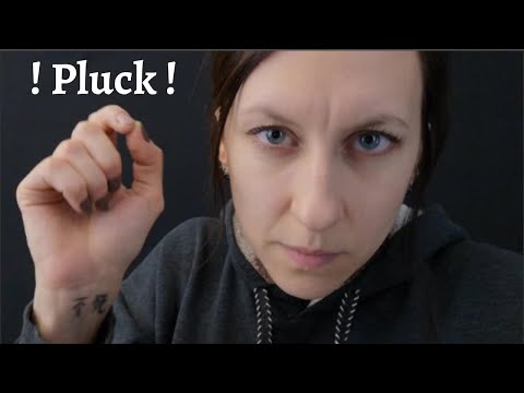 ASMR Plucking Away your Anxiety, Removing your Bad Thoughts