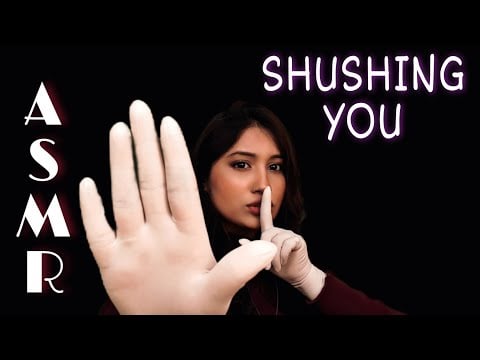 ASMR | Shushing You🤫 & Cover Your Mouth With Gloves🧤 | Positive Affirmations | THE VJ ASMR