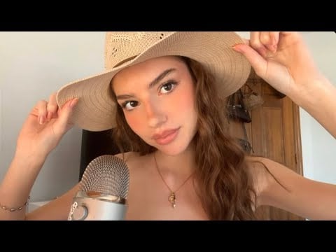 ASMR triggers to help you sleep ♡ (fabric sounds, coconut rain, tapping, etc) 