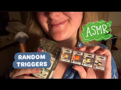 ASMR // danish whispering — random triggers from around the house