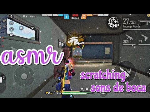 ASMR FF - SCRATCHING E SONS DE BOCA EM CAMADAS ✨ (NO TALKING)