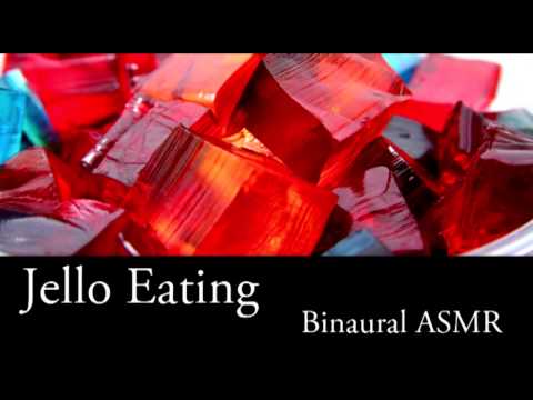 Binaural ASMR Jello Eating l Ear to Ear, Mouth Sounds