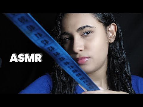 asmr tirando a medição do seu rosto até você dormir  "caseiro"💤😴