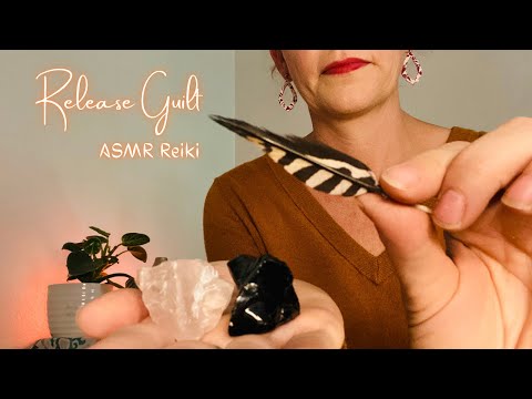 Reiki ASMR | Release Guilt | Embrace Worthiness - Soft Spoken, Smoke Cleanse, Rattle, Crystal Work