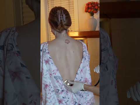 Asmr back exam #asmr #asmrsounds #asmrvideo #relaxing #relax #satisfying #satisfyingvideo #tingles