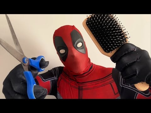 ASMR | Most Realistic Deadpool Barbershop