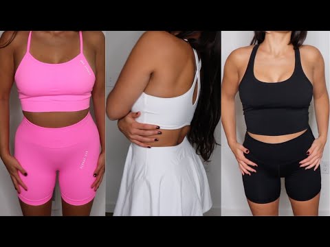 ASMR | Activewear TRY-ON HAUL - Amazon, Halara, Oys Sports (Mouth Sounds, Hand Movements, Inaudible)