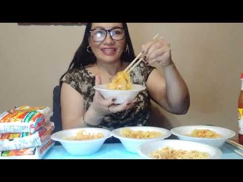 5 PACK'S OF SPICY MIGORENG (INDOMEN) NOODLES CHALLENGE:Life in America 🇺🇸