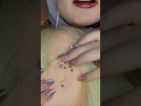 Ear Scratching 👂🏻 #asmr #shorts #satisfying #relax #tingles #visualtingle