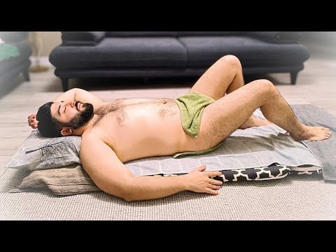 Home-Based Floor Massage | Male Model | ASMR-FULL BODY-LEG,BELLY,ARM,CHEST,BACK,ABDOMEN,FOOT,THERAPY