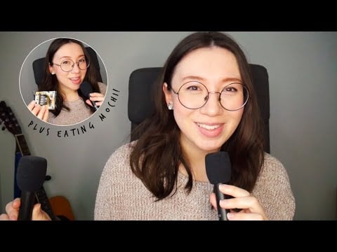 ASMR | EXTREME EAR TO EAR CLOSE UP 😴 Plus inaudible whispers & mochi eating!
