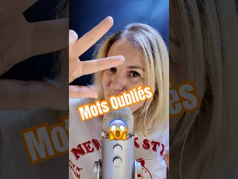 ASMR 😱 Connais-tu ces mots oubliés ? #asmrfr #shortsasmr #asmrshorts