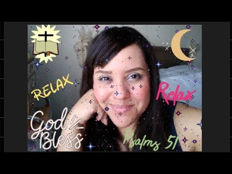 CHRISTIAN ASMR: BIBLE 📖READING WITH OMY (PSALM 51) #28