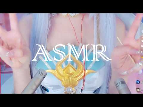 ASMR Maid Cosplay 💕 Long Nails + Miku Tingles
