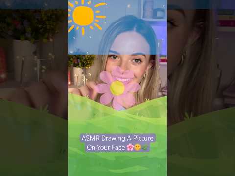 #asmr Drawing On Your Face 🌸🌿🌞 #asmrvideo #asmrsounds #asmrcommunity #drawing #relax #art