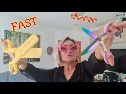 ASMR FAST AGGRESSIVE HAIRCUT
