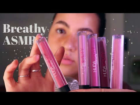 ASMR Semi-inaudible zum einschlafen /Huda Beauty Lippenstifte