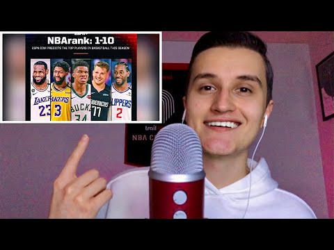 ESPN’s Top 100 NBA Players Rankings 🏀 (ASMR)