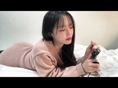 ASMR 뇌 속까지 파고드는 솜털 귀청소 (노토킹)ㅣEar Cleaning (No Talking)